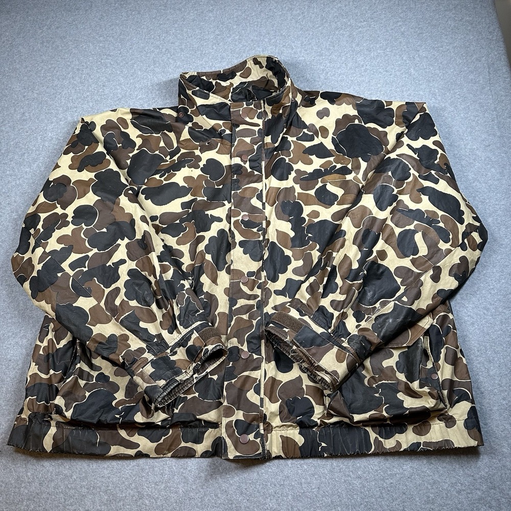 Columbia Radial Sleeve Duck Camo Jacket XXL Vintage Insulated Coat NOTE